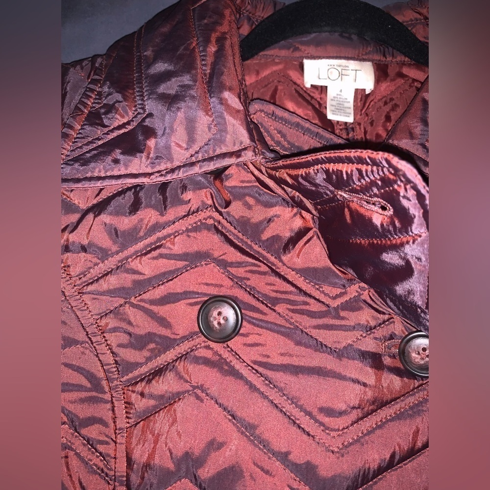 LOFT Jacket-maroon - Picture 9 of 13